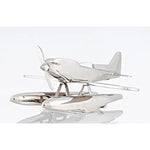 Decorative Aluminum Seaplane – Polished Finish – Aviation-Inspired Desk Accent By Old Modern Handicrafts