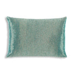 Glam Akai Beaded Pillow 20" x 14" Fully Hand Beaded Lumbar Accent by Cloud9