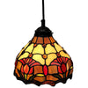 Amora Tiffany Ceiling Lamp – Tulip Floral Design, 26 Inch High