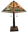Amora Lighting Tiffany Style Multi Color Mission Table Lamp 22 Inches Tall