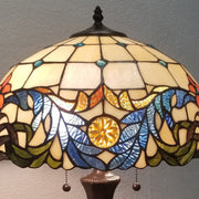 Amora Lighting Tiffany Style Multi-Colored Table Lamp