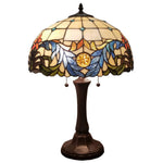 Amora Lighting Tiffany Style Multi-Colored Table Lamp