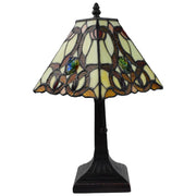 Amora Lighting Tiffany Style Geometric Mini Table Lamp
