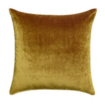 Square Solid Velvet Pillow – 22x22" Accent Cushion for Sofa or Bedroom by Cloud9