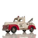 Old Modern Handicrafts Classic Chevrolet Tow Truck – Handmade Metal Model with Boom & Chain, 13" Long