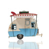 Old Modern Handicrafts Camper Piggy Bank with Photo Frame – Blue & White Metal Model