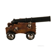 Handmade Warship Cannon Model – Iron Decorative Replica 6 Inch