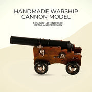 Iron Cannon Model – Handmade Ship Collectible 6 Inch