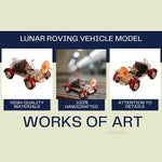 Vintage Lunar Roving Vehicle Model – Handmade Iron Moon Buggy – 5 Inch