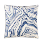 Velvet Decorative Pillow – 22x22" Distressed Marble Accent by Cloud9
