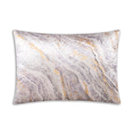 Patterned Velvet Throw Pillow Distressed Marble Design – 14" H For Living Room Seating by Cloud9