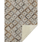 Throw Blanket 50" x 70" Gray Polyester Microfiber Cowhide Diamond Pattern By One Pixie Street