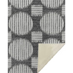 Reversible Throw Blanket – 50" x 70" Geometric Circle Pattern, Soft Touch Microfiber Polyester By One Pixie Street