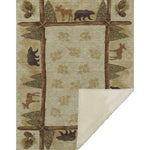Lodge – Throw Blanket 50″ x 70″ Polyester Soft Touch Rectangle by One Pixie Street