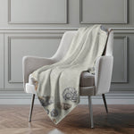 Coastal Oyster 50" x 70" Polyester Soft Touch Throw Blanket Shell Border Rectangle by One Pixie Street