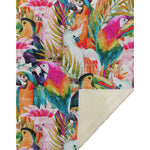 Tropical 50″ x 70″ Polyester Microfiber Throw Blanket Soft Touch Rectangle by One Pixie Street