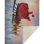Holiday – Santa Sleigh Soft Touch Throw Blanket 50″×70″ Polyester Rectangle by One Pixie Street