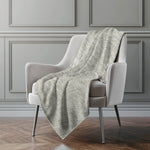 Transitional Whimsical Line Faux Shearling Throw Blanket 50″ × 70″ Polyester Soft Touch by One Pixie Street