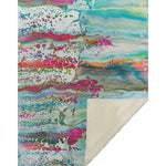 Throw Blanket – 50" x 70" Multi Soft Touch Microfiber Front, Reversible Indoor & Covered Outdoor Use By One Pixie Street