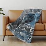 Contemporary Watercolor Throw Blanket 50″ x 70″ Polyester Microfiber Rectangle Soft Touch by One Pixie Street