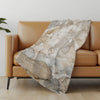 One Pixie Street  Beige 50" x 70" Sherpa Throw Blanket

