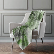 Soft Puddle Shapes Faux Shearling Throw Blanket 50