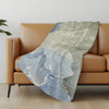  Blue 50" x 70" Sherpa Throw Blanket
