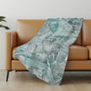 Blue 50" x 70" Sherpa Throw Blanket
