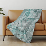 Watercolor 50" x 70" High Pile Fleece Throw Blanket – Soft Touch Plush Polyester Cozy Accent by One Pixie Street