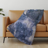 Blue 50" x 70" Sherpa Throw Blanket
