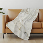 50" x 70" Watercolor High Pile Fleece Throw Blanket – Soft Touch Plush Polyester Cozy Accent by One Pixie Street