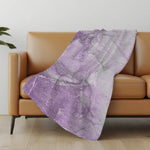 50" x 70" Watercolor Faux Shearling Throw Blanket – Soft Touch Reversible Plush Polyester Cozy Home Accent Decor by One Pixie Street