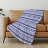   Blue 50" x 70" Sherpa Throw Blanket
