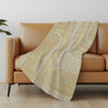   Beige 50" x 70" Sherpa Throw Blanket
