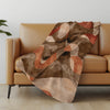 Chocolate 50" x 70" Sherpa Throw Blanket
