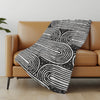 Black 50" x 70" Sherpa Throw Blanket
