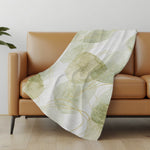 Soft Touch Faux Shearling Throw Blanket Reversible Polyester Microfiber Warm Cozy Design – 50 x 70" by One Pixie Street