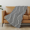 Black 50" x 70" Sherpa Throw Blanket
