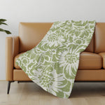 Polyester Faux Shearling Throw Blanket Soft Microfiber Front Reversible Warm Backing – 50 x 70" Sofa Throw by One Pixie Street