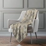 Faux Shearling Throw Blanket – Panel Pattern Soft Microfiber with Plush Backing for Sofa Use 50 x 70" by One Pixie Street