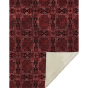 Faux Shearling Throw Blanket – Panel Pattern Soft Microfiber with Plush Backing for Sofa Use 50 x 70