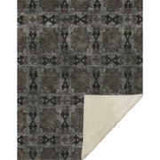 Faux Shearling Throw Blanket – Panel Pattern Soft Microfiber with Plush Backing for Sofa Use 50 x 70