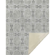 Faux Shearling Throw Blanket – Panel Pattern Soft Microfiber with Plush Backing for Sofa Use 50 x 70