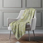 Traditional Throw Blanket 50" x 70" – Faux Shearling Polyester Microfiber with Oriental Pattern for Home Decor by One Pixie Street