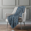  Blue 50" x 70" Sherpa Throw Blanket
