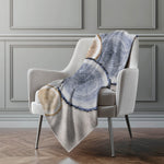 Soft Polyester Throw Blanket 50" x 70" – Wood Pattern with High Pile Fleece Backing for Living Room Comfort by One Pixie Street