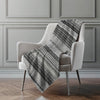 Black 50" x 70" Sherpa Throw Blanket
