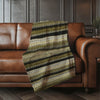 Transitional Throw Blanket 50" x 70" – Polyester Striped Soft Touch Blanket by One Pixie Street