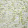 Textured green and white patterned fabric swatch