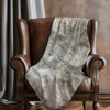 Beige 50" x 70" Sherpa Throw Blanket
